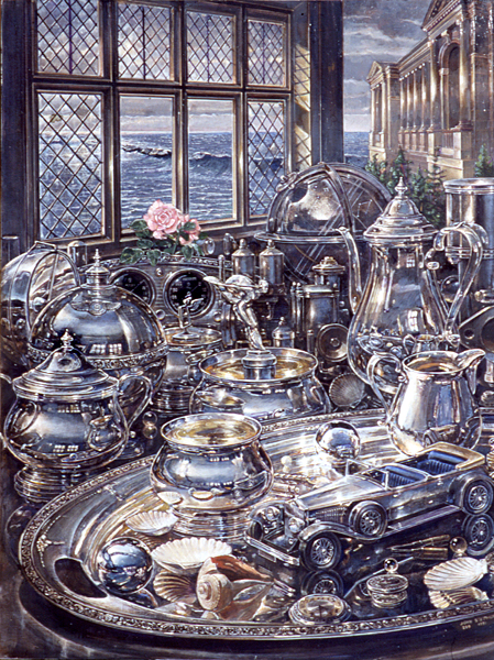 study in silver